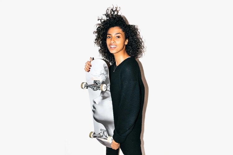 Supermodel Imaan Hammam's Face Graces a Limited Edition Skate Deck