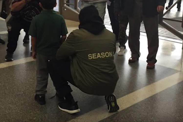 Kanye West Rocks Yeezy Season 3 Invitation Jacket