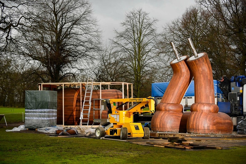 KAWS Preview At Yorkshire Sculpture Park