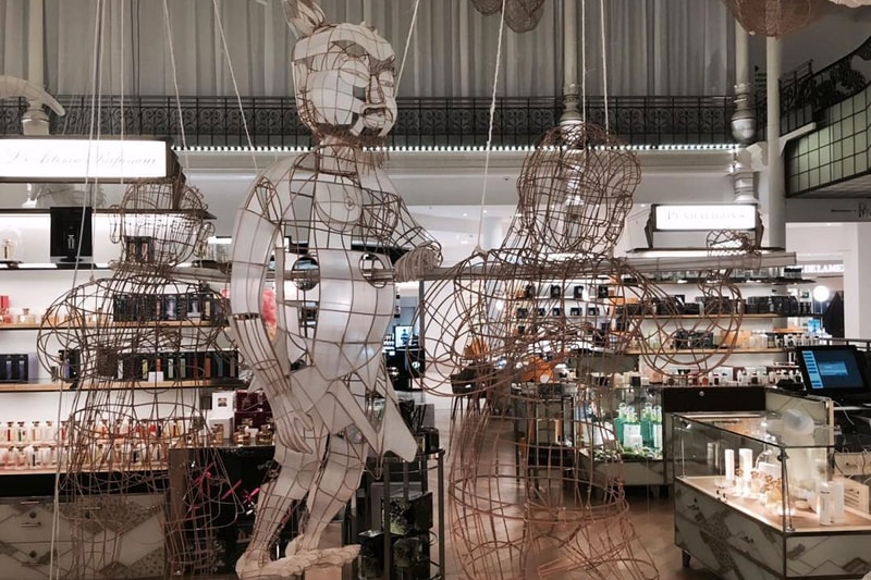 Ai Weiwei Er Xi Installation at Le Bon Marche