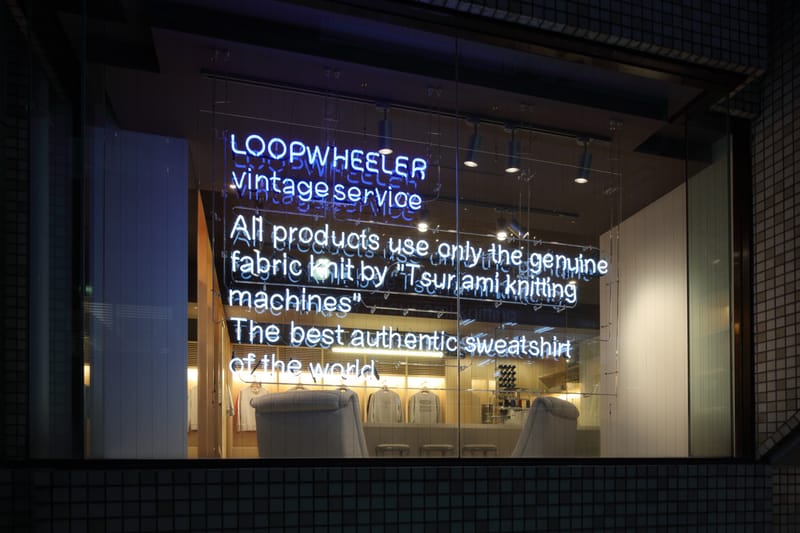 LOOPWHEELER Opens the Wonderwall-Designed "vintage service" in Tokyo