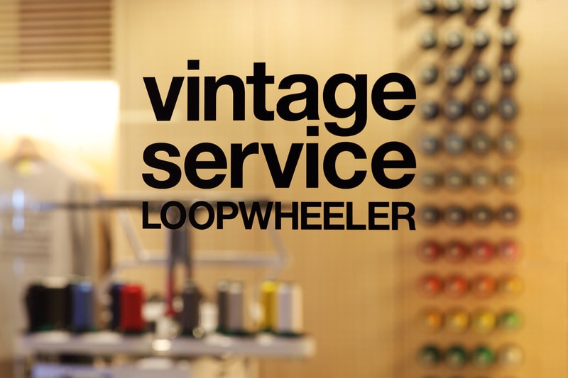 LOOPWHEELER vintage service by Wonderwall