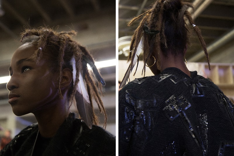 Backstage at Marcelo Burlon County of Milan's 2016 Fall/Winter Collection