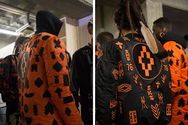Backstage at Marcelo Burlon County of Milan's 2016 Fall/Winter Collection