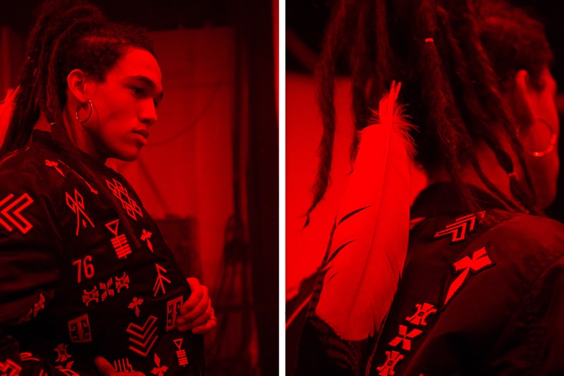 Backstage at Marcelo Burlon County of Milan's 2016 Fall/Winter Collection