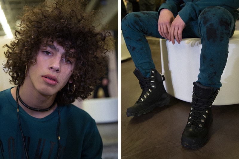 Backstage at Marcelo Burlon County of Milan's 2016 Fall/Winter Collection