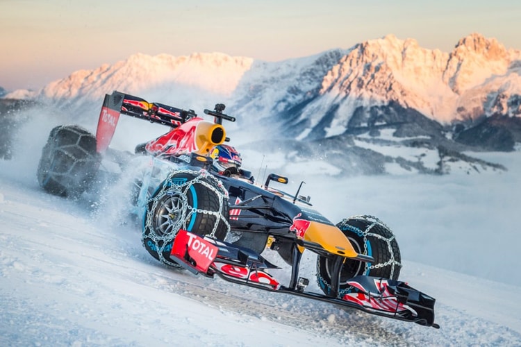Max Verstappen Drives an F1 Car on a Ski Slope in Insane Publicity Stunt