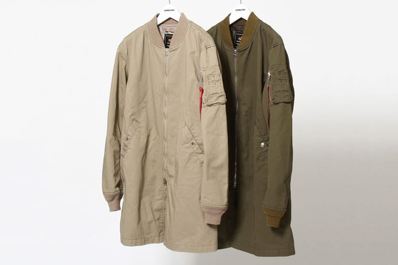 monkey time x Alpha Industries Elongated MA-1