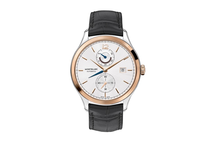 Montblanc Heritage Chronométrie Dual Time Watch with Golden Bezel