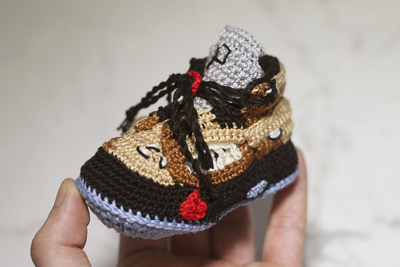 Picasso Babe Supreme Air Jordan 5 Desert Camo Booties