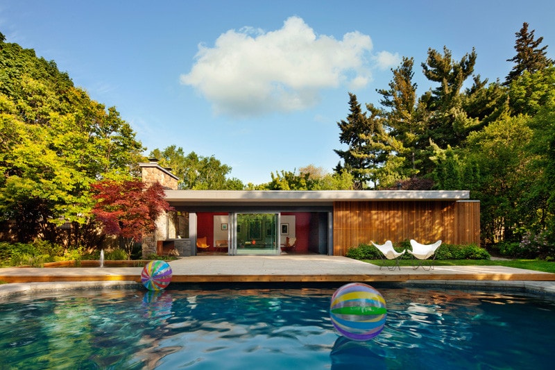 Pool house redesign