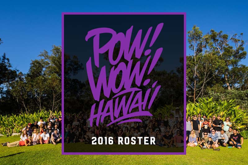 POW WOW Hawaii Roster 2016