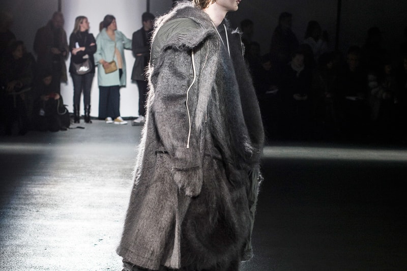 A Front Row Look at the Rick Owens 2016 Fall/Winter Collection