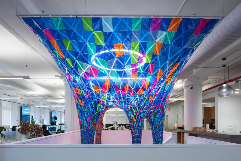 SOFTlab Stained Glass Sculpture for Behance