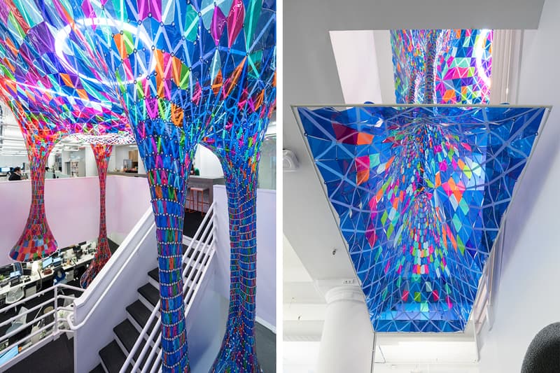 SOFTlab Stained Glass Sculpture for Behance