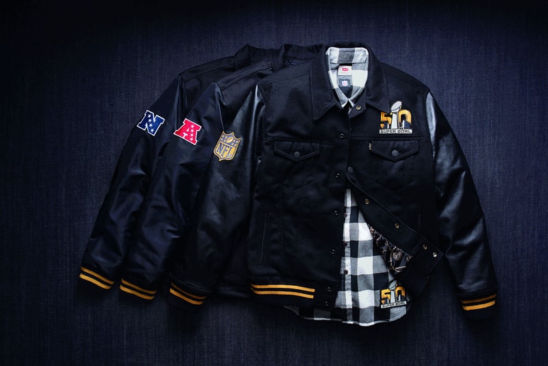 Super Bowl 50 and Levi's Collaborate on Apparel Collection
