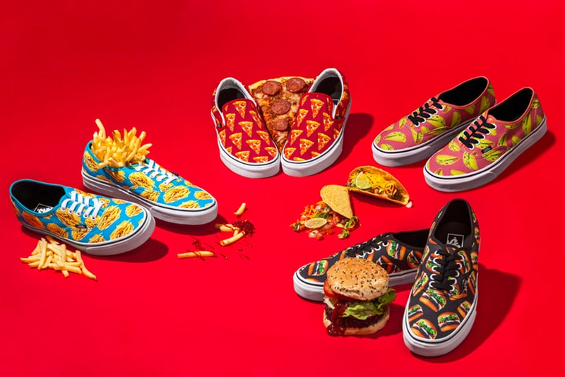 Vans Pizza Burger Fries Donut Pack