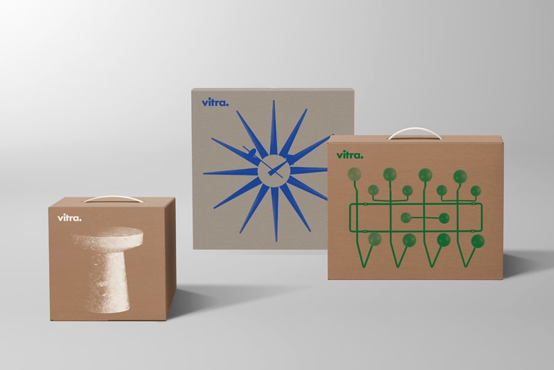 Vitra Introduces New Minimalistic Packaging