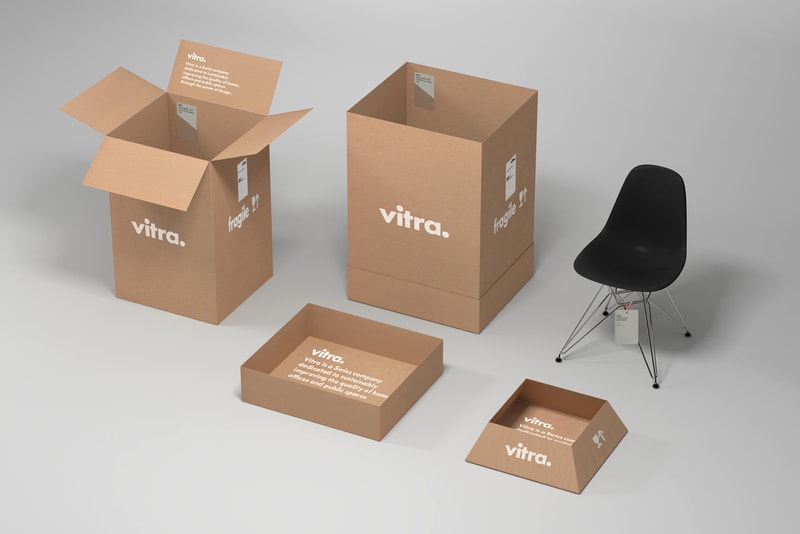 Vitra Introduces New Minimalistic Packaging