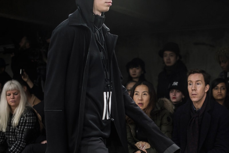 Y-3 FW16 Collection Front Row Look