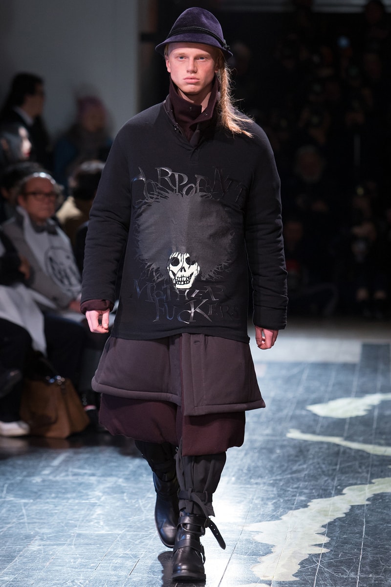 Yohji Yamamoto 2016 Fall Winter Collection