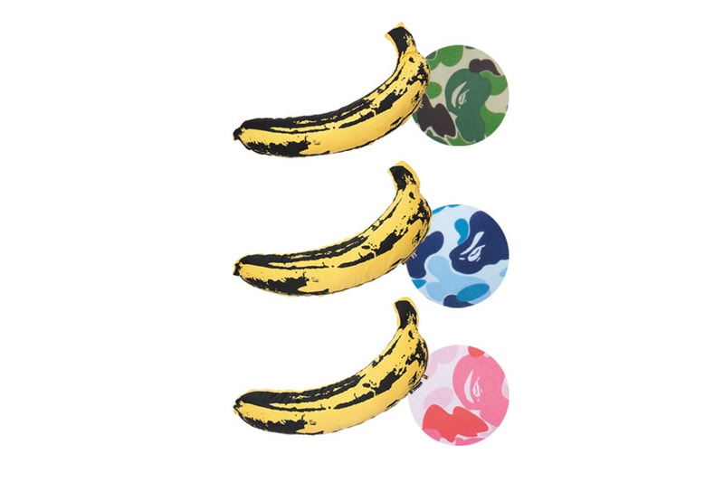 Andy Warhol x BAPE x Medicom Toy Banana Pillow