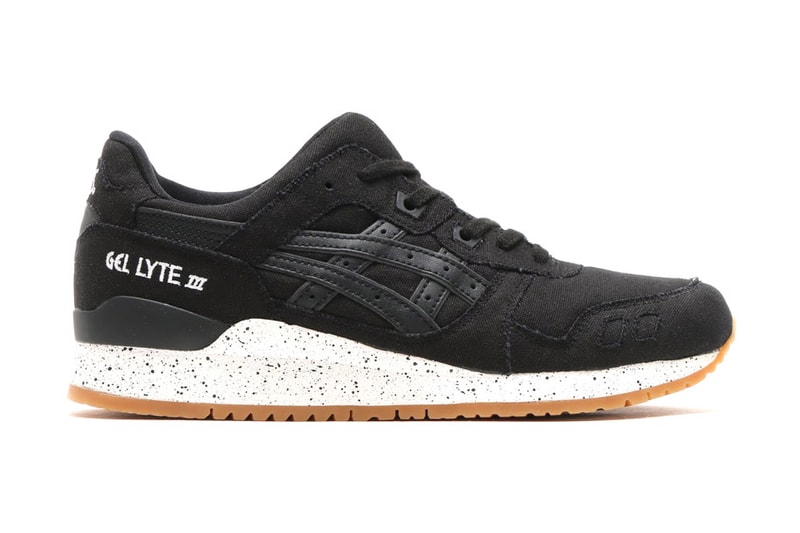 ASICS GEL Lyte III Canvas in Black and Red