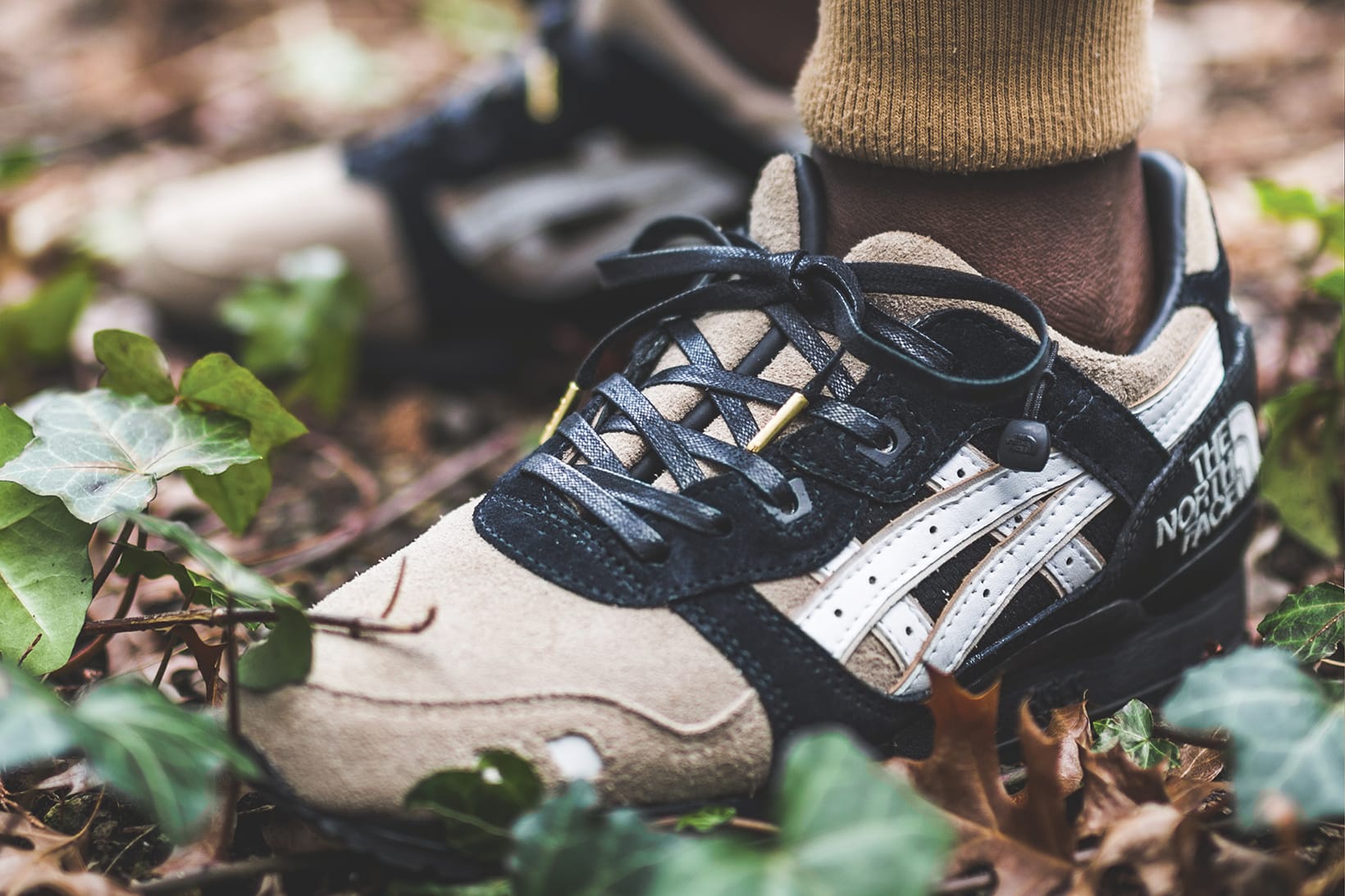 asics gel lyte the north face