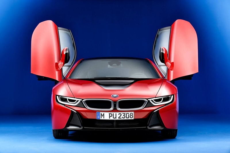 BMW i8 gets a Protonic Red Makeover