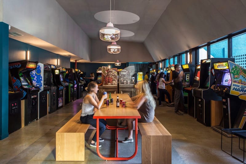 LA's Button Mash Combines a Bar & Restaurant With a Retro Game Arcade