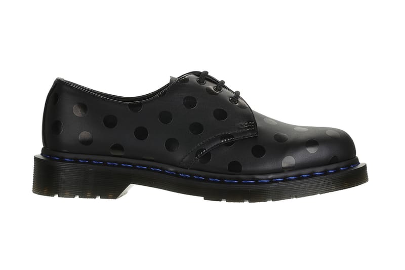colette Dresses Dr. Martens' 1461 3-Eye Shoe in Polka Dots