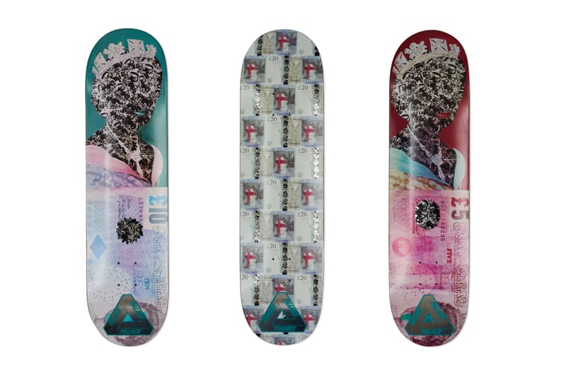 Thames London x Palace Skateboards Co-Branded Skatedecks