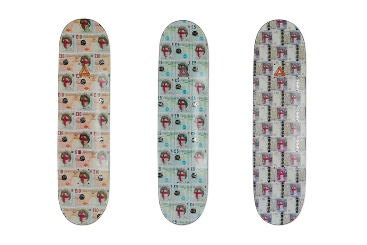 Thames London x Palace Skateboards Co-Branded Skatedecks