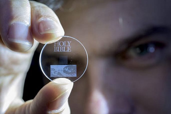 This Memory Disc Has Enough Storage Space to Record the History of Humankind
