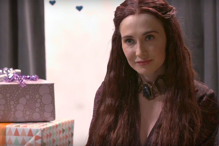 Game of Thrones' Melisandre Attends a Baby Shower With Seth Meyers
