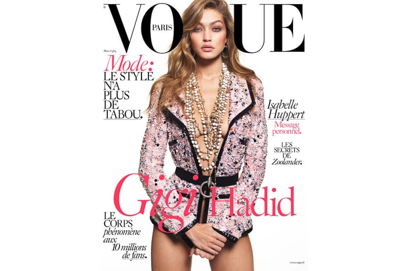 Gigi Hadid Nude Vogue Paris Cover