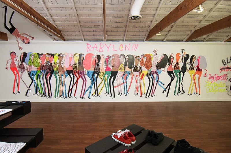 Watch Jay Howell Paint a Mural Inside Babylon LA