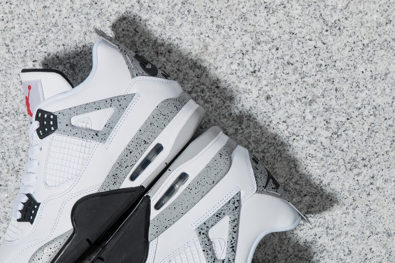 Air Jordan 4 White Cement 