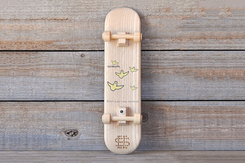 Mark Gonzales SEE SEE Skateboard and Vase