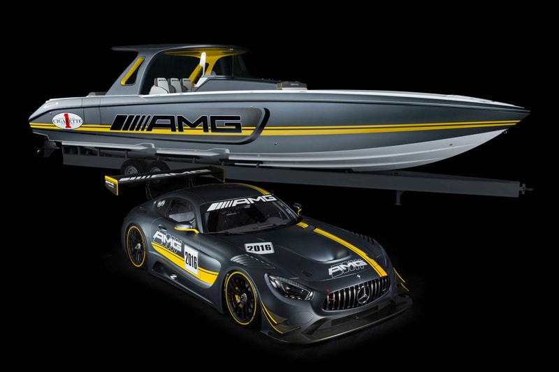 Mercedes AMG GT3-Inspired Racing Boat by Cigarette Racing