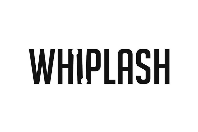 Movie Titles Written with Negative Space