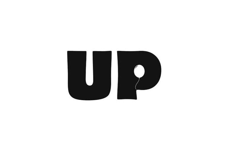 Movie Titles Written with Negative Space