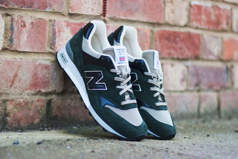 New Balance M577 Dark Green Suede