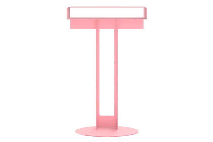 NEW TENDENCY Releases Signature META Side Table in Seasonal Pink