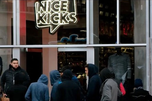 San Francisco Fans Line up for the adidas NMD x Nice Kicks Grand Opening