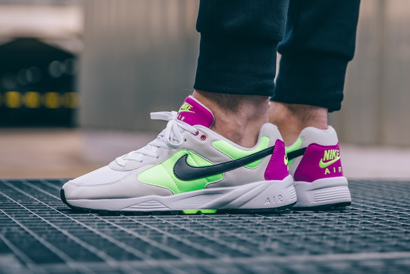 Nike Air Icarus Summit White Black Volt Fuchsia Flash