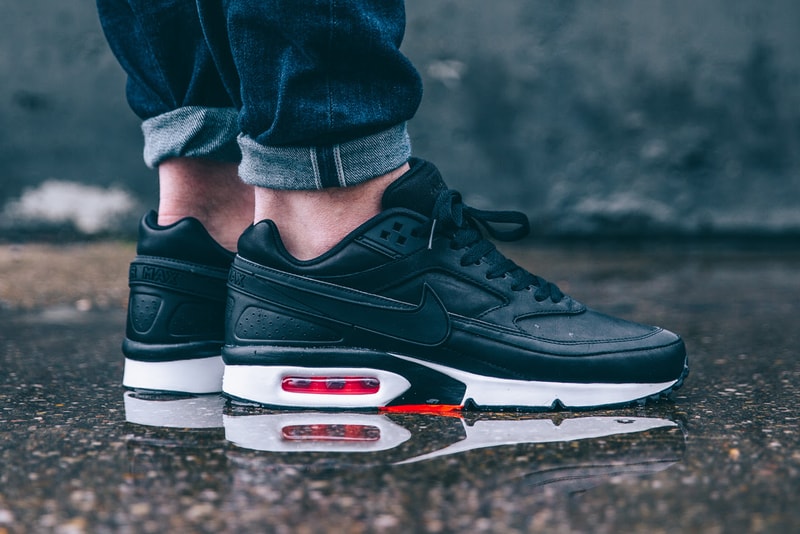 Nike Air Max BW Premium Black Bright Crimson Wolf Grey