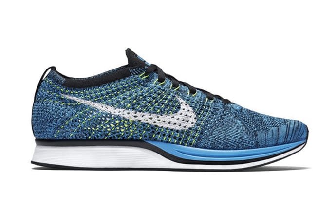 blue flyknit racer