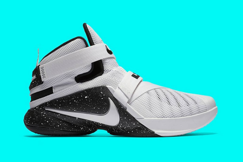 Nike LeBron Soldier 9 Flyease Black White Sneakers