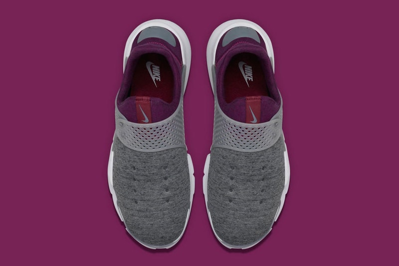 NikeLab Tech Fleece Sock Darts Purple and Monochrome